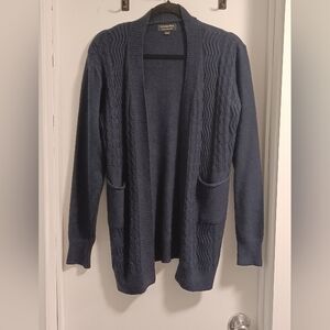 S.Christina - Blue Knit Cardigan Sweater